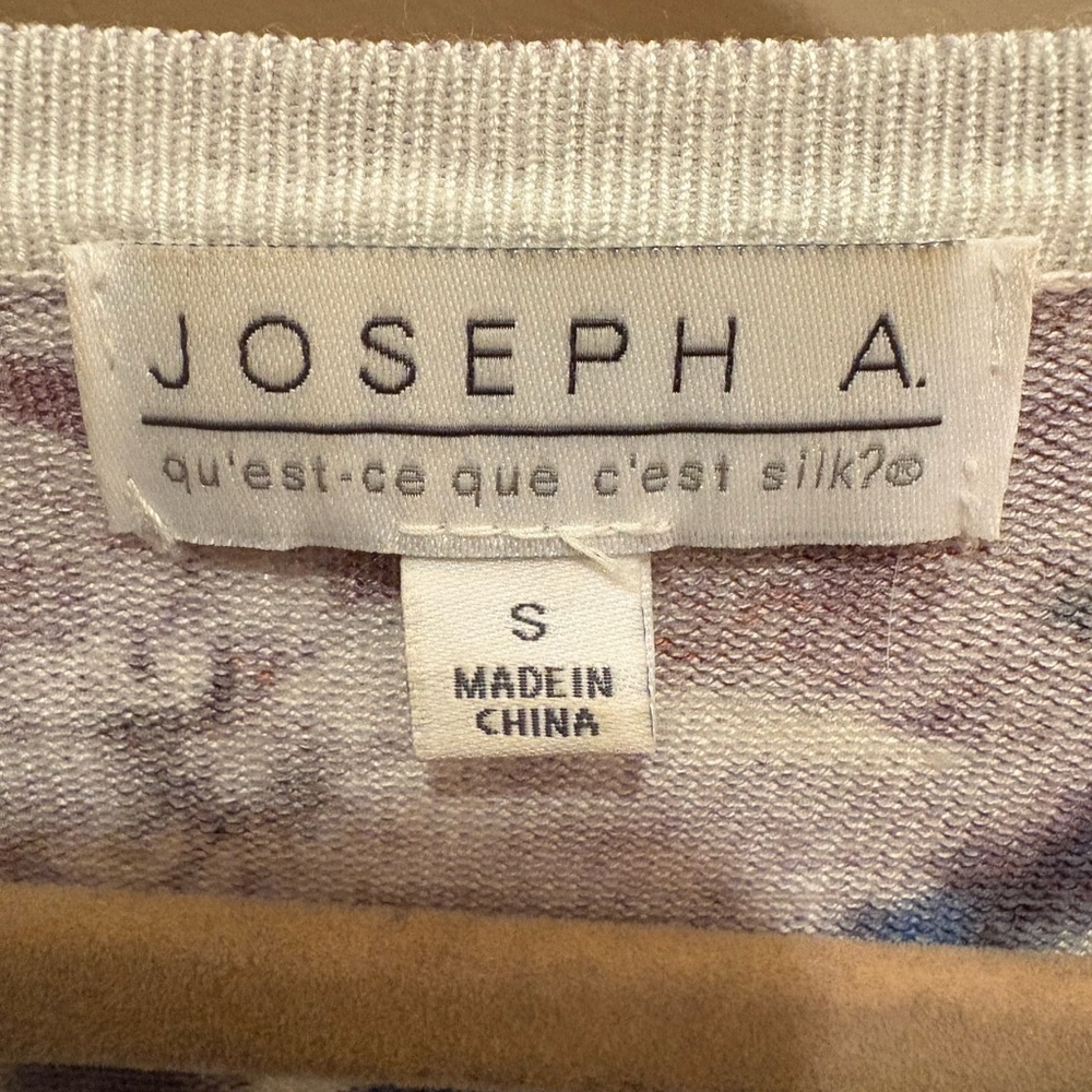 Joseph A. Floral Cardigan Sweater Blue/Purple Women’s Small - Picture 6 of 7